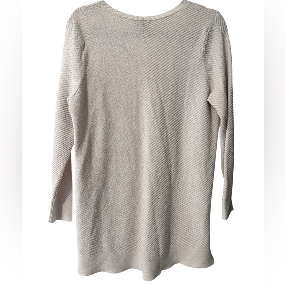 Eileen Fisher System Extra Fine Merino Wool top Women's size large soft pink - Picture 6 of 7